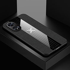 Silikon Hülle Handyhülle Ultra Dünn Flexible Schutzhülle Tasche X01L für Oppo A98 5G Schwarz