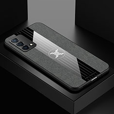 Silikon Hülle Handyhülle Ultra Dünn Flexible Schutzhülle Tasche X01L für Oppo K9 5G Grau