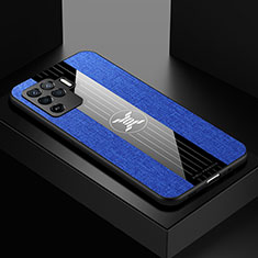 Silikon Hülle Handyhülle Ultra Dünn Flexible Schutzhülle Tasche X01L für Oppo Reno5 Lite Blau