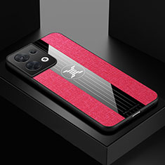 Silikon Hülle Handyhülle Ultra Dünn Flexible Schutzhülle Tasche X01L für Oppo Reno8 Pro+ Plus 5G Rot