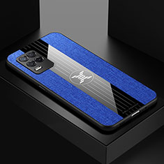 Silikon Hülle Handyhülle Ultra Dünn Flexible Schutzhülle Tasche X01L für Realme Q3 5G Blau