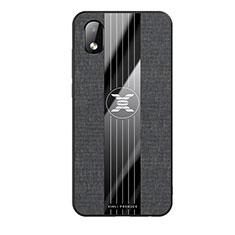 Silikon Hülle Handyhülle Ultra Dünn Flexible Schutzhülle Tasche X01L für Samsung Galaxy A01 Core Schwarz