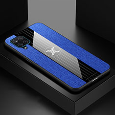 Silikon Hülle Handyhülle Ultra Dünn Flexible Schutzhülle Tasche X01L für Samsung Galaxy A12 Nacho Blau