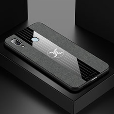 Silikon Hülle Handyhülle Ultra Dünn Flexible Schutzhülle Tasche X01L für Samsung Galaxy A30 Grau