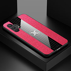 Silikon Hülle Handyhülle Ultra Dünn Flexible Schutzhülle Tasche X01L für Samsung Galaxy A32 4G Rot