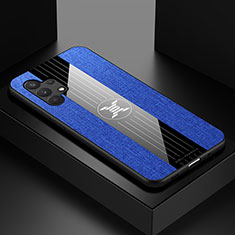 Silikon Hülle Handyhülle Ultra Dünn Flexible Schutzhülle Tasche X01L für Samsung Galaxy A32 5G Blau
