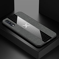 Silikon Hülle Handyhülle Ultra Dünn Flexible Schutzhülle Tasche X01L für Samsung Galaxy A70 Grau
