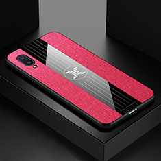 Silikon Hülle Handyhülle Ultra Dünn Flexible Schutzhülle Tasche X01L für Samsung Galaxy M02 Rot