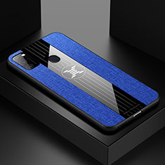 Silikon Hülle Handyhülle Ultra Dünn Flexible Schutzhülle Tasche X01L für Samsung Galaxy M21 Blau