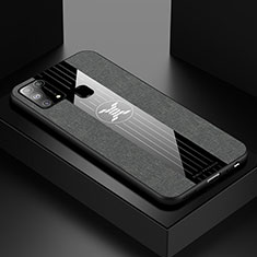 Silikon Hülle Handyhülle Ultra Dünn Flexible Schutzhülle Tasche X01L für Samsung Galaxy M31 Grau