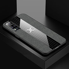 Silikon Hülle Handyhülle Ultra Dünn Flexible Schutzhülle Tasche X01L für Vivo Y53s NFC Grau