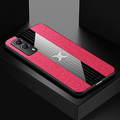 Silikon Hülle Handyhülle Ultra Dünn Flexible Schutzhülle Tasche X01L für Vivo Y53s t2 Rot
