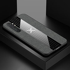 Silikon Hülle Handyhülle Ultra Dünn Flexible Schutzhülle Tasche X01L für Xiaomi Mi Note 10 Lite Grau