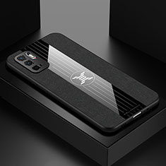 Silikon Hülle Handyhülle Ultra Dünn Flexible Schutzhülle Tasche X01L für Xiaomi POCO M3 Pro 5G Schwarz