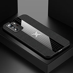 Silikon Hülle Handyhülle Ultra Dünn Flexible Schutzhülle Tasche X01L für Xiaomi Poco X3 GT 5G Schwarz
