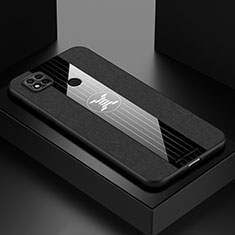 Silikon Hülle Handyhülle Ultra Dünn Flexible Schutzhülle Tasche X01L für Xiaomi Redmi 9 India Schwarz