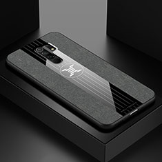 Silikon Hülle Handyhülle Ultra Dünn Flexible Schutzhülle Tasche X01L für Xiaomi Redmi 9 Prime India Grau