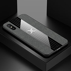 Silikon Hülle Handyhülle Ultra Dünn Flexible Schutzhülle Tasche X01L für Xiaomi Redmi 9AT Grau