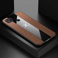 Silikon Hülle Handyhülle Ultra Dünn Flexible Schutzhülle Tasche X01L für Xiaomi Redmi 9C NFC Braun