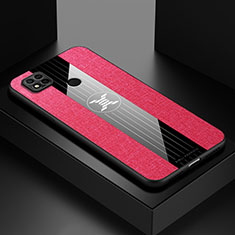 Silikon Hülle Handyhülle Ultra Dünn Flexible Schutzhülle Tasche X01L für Xiaomi Redmi 9C NFC Rot