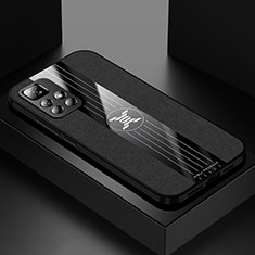 Silikon Hülle Handyhülle Ultra Dünn Flexible Schutzhülle Tasche X01L für Xiaomi Redmi Note 11 5G Schwarz