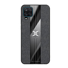 Silikon Hülle Handyhülle Ultra Dünn Flexible Schutzhülle Tasche X02L für Samsung Galaxy A12 5G Schwarz