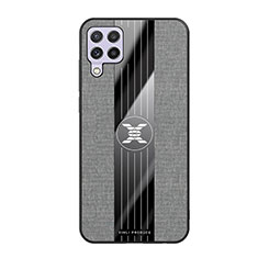 Silikon Hülle Handyhülle Ultra Dünn Flexible Schutzhülle Tasche X02L für Samsung Galaxy A22 4G Grau