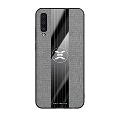 Silikon Hülle Handyhülle Ultra Dünn Flexible Schutzhülle Tasche X02L für Samsung Galaxy A50S Grau