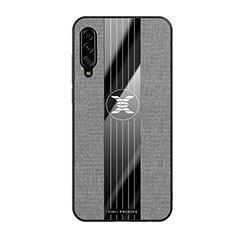 Silikon Hülle Handyhülle Ultra Dünn Flexible Schutzhülle Tasche X02L für Samsung Galaxy A90 5G Grau