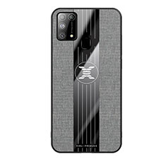 Silikon Hülle Handyhülle Ultra Dünn Flexible Schutzhülle Tasche X02L für Samsung Galaxy M31 Prime Edition Grau