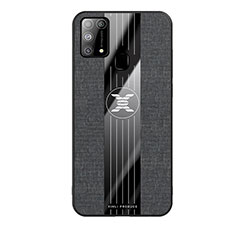 Silikon Hülle Handyhülle Ultra Dünn Flexible Schutzhülle Tasche X02L für Samsung Galaxy M31 Prime Edition Schwarz