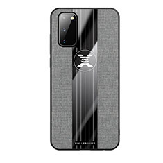 Silikon Hülle Handyhülle Ultra Dünn Flexible Schutzhülle Tasche X02L für Samsung Galaxy S20 5G Grau
