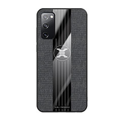Silikon Hülle Handyhülle Ultra Dünn Flexible Schutzhülle Tasche X02L für Samsung Galaxy S20 FE 4G Schwarz