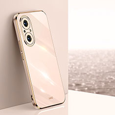 Silikon Hülle Handyhülle Ultra Dünn Flexible Schutzhülle Tasche XL1 für Huawei Honor 50 SE 5G Rosegold