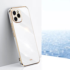 Silikon Hülle Handyhülle Ultra Dünn Flexible Schutzhülle Tasche XL1 für Huawei Honor 60 SE 5G Weiß