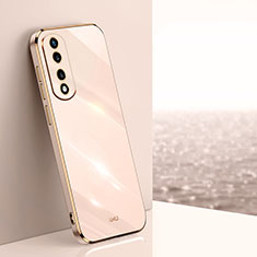 Silikon Hülle Handyhülle Ultra Dünn Flexible Schutzhülle Tasche XL1 für Huawei Honor 70 Pro 5G Rosegold