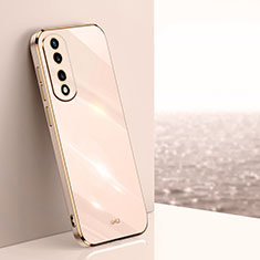 Silikon Hülle Handyhülle Ultra Dünn Flexible Schutzhülle Tasche XL1 für Huawei Honor 70 Pro+ Plus 5G Rosegold