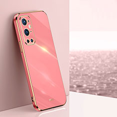 Silikon Hülle Handyhülle Ultra Dünn Flexible Schutzhülle Tasche XL1 für OnePlus 9 Pro 5G Pink