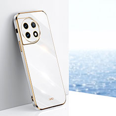 Silikon Hülle Handyhülle Ultra Dünn Flexible Schutzhülle Tasche XL1 für OnePlus Ace 2 5G Weiß