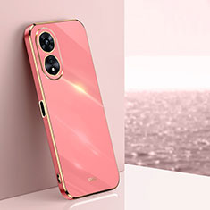 Silikon Hülle Handyhülle Ultra Dünn Flexible Schutzhülle Tasche XL1 für Oppo A1 5G Pink