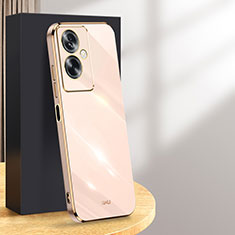 Silikon Hülle Handyhülle Ultra Dünn Flexible Schutzhülle Tasche XL1 für Oppo A79 5G Rosegold