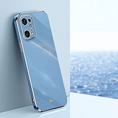 Silikon Hülle Handyhülle Ultra Dünn Flexible Schutzhülle Tasche XL1 für Oppo Find X5 Pro 5G Blau