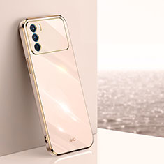 Silikon Hülle Handyhülle Ultra Dünn Flexible Schutzhülle Tasche XL1 für Oppo K9 Pro 5G Gold