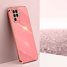 Silikon Hülle Handyhülle Ultra Dünn Flexible Schutzhülle Tasche XL1 für Oppo Reno5 Lite Pink