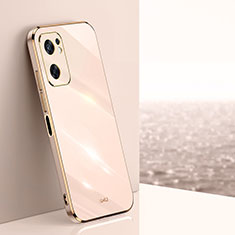 Silikon Hülle Handyhülle Ultra Dünn Flexible Schutzhülle Tasche XL1 für Oppo Reno7 SE 5G Gold