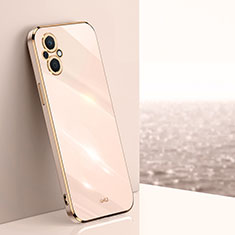 Silikon Hülle Handyhülle Ultra Dünn Flexible Schutzhülle Tasche XL1 für Oppo Reno8 Lite 5G Gold