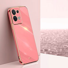 Silikon Hülle Handyhülle Ultra Dünn Flexible Schutzhülle Tasche XL1 für Oppo Reno8 Pro+ Plus 5G Pink