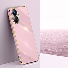 Silikon Hülle Handyhülle Ultra Dünn Flexible Schutzhülle Tasche XL1 für Realme 10 Pro+ Plus 5G Helles Lila