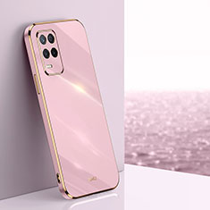 Silikon Hülle Handyhülle Ultra Dünn Flexible Schutzhülle Tasche XL1 für Realme 8s 5G Helles Lila