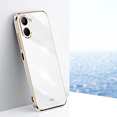 Silikon Hülle Handyhülle Ultra Dünn Flexible Schutzhülle Tasche XL1 für Realme C33 (2023) Weiß